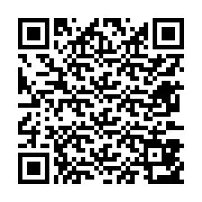 Kode QR untuk nomor Telepon +12673853446