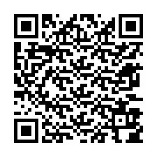 Código QR para número de teléfono +12673904584