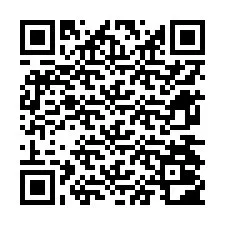 QR-код для номера телефона +12674002380