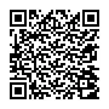 Código QR para número de teléfono +12674002384