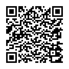 QR-code voor telefoonnummer +12674012808