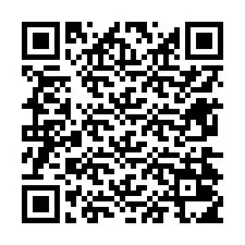 Código QR para número de teléfono +12674015442