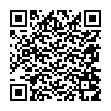 Código QR para número de teléfono +12674019578