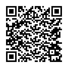 QR код за телефонен номер +12674021739