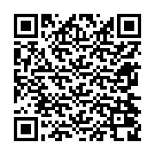 QR Code pour le numéro de téléphone +12674028234