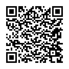 Código QR para número de teléfono +12674028675