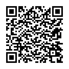 QR-code voor telefoonnummer +12674028685