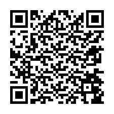 QR код за телефонен номер +12674046708