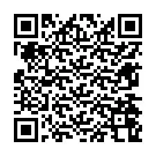 Código QR para número de teléfono +12674068982