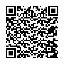 QR-Code für Telefonnummer +12674083207