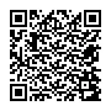 QR Code สำหรับหมายเลขโทรศัพท์ +12674083537