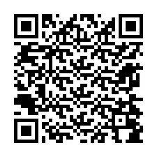 QR-koodi puhelinnumerolle +12674084125