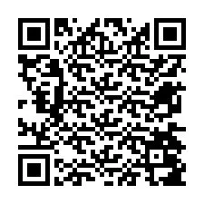 QR-код для номера телефона +12674087713