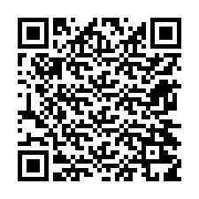 Codice QR per il numero di telefono +12674219295