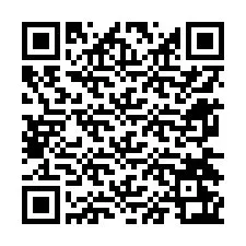 QR-Code für Telefonnummer +12674263724