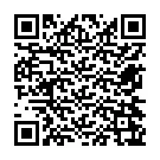 Código QR para número de teléfono +12674267237