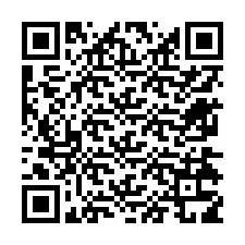 Codice QR per il numero di telefono +12674319849