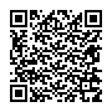 QR-code voor telefoonnummer +12674319852