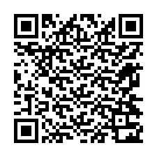 Código QR para número de teléfono +12674322271