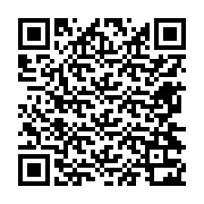 QR-code voor telefoonnummer +12674322276