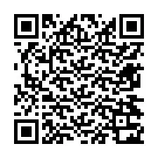 QR-Code für Telefonnummer +12674322286