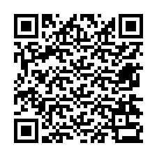 Código QR para número de teléfono +12674333547