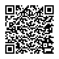 Codice QR per il numero di telefono +12674333548