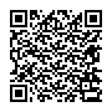Codice QR per il numero di telefono +12674333552