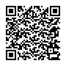 QR-код для номера телефона +12674333554