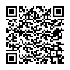 QR-koodi puhelinnumerolle +12674349087