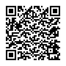 QR-kood telefoninumbri jaoks +12674421949
