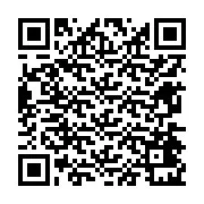 Código QR para número de teléfono +12674421952