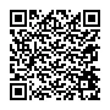 Codice QR per il numero di telefono +12674425754