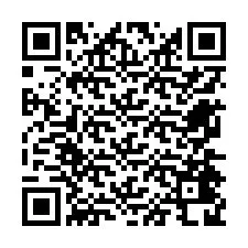 Codice QR per il numero di telefono +12674428977