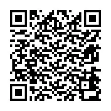 Código QR para número de teléfono +12674432805