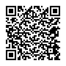 QR-код для номера телефона +12674459873