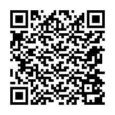 Kode QR untuk nomor Telepon +12674501375