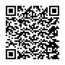 QR Code pour le numéro de téléphone +12674507799