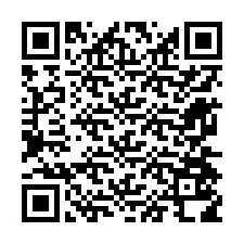 Código QR para número de teléfono +12674518375