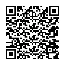 Codice QR per il numero di telefono +12674518380