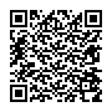 QR-код для номера телефона +12674518382