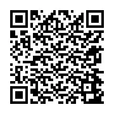 Código QR para número de teléfono +12674643294