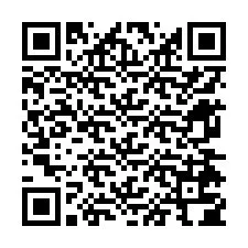 Codice QR per il numero di telefono +12674704890