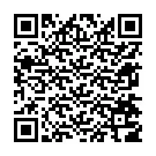 QR-Code für Telefonnummer +12674706744