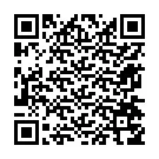 Codice QR per il numero di telefono +12674756755