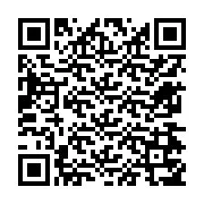 Código QR para número de telefone +12674757089