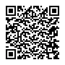 Kode QR untuk nomor Telepon +12674758555