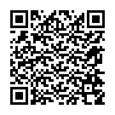 Kode QR untuk nomor Telepon +12674758561