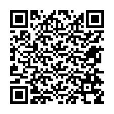 Código QR para número de teléfono +12674758563