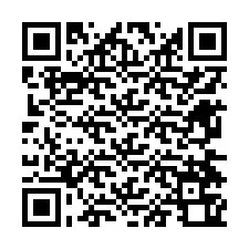 電話番号のQRコード +12674760622